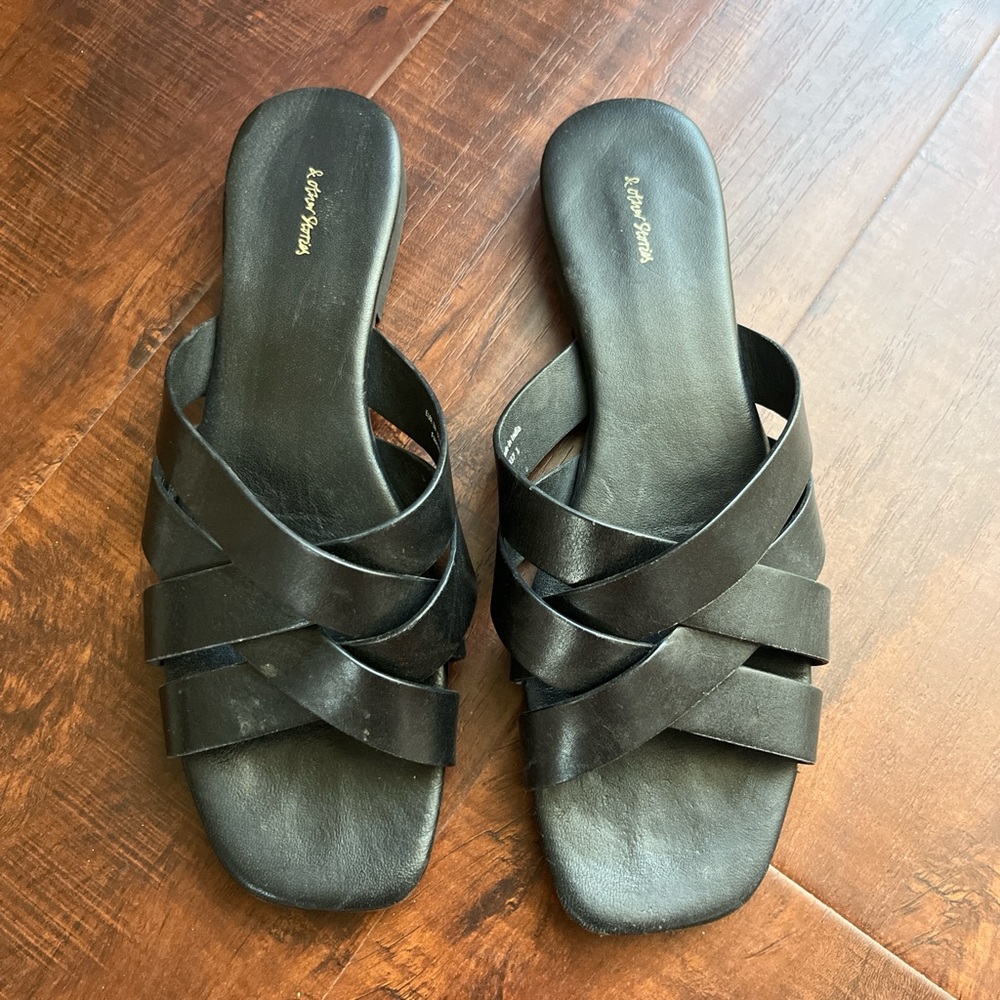 Black Strappy Sandals